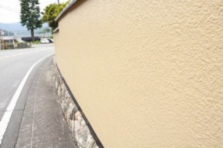 姫路市 外壁塗装 K様邸 施工事例 外塀 塗装面アップ